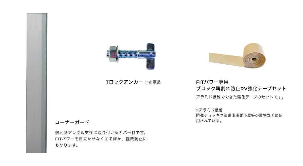 FITパワーオプション部材一覧
